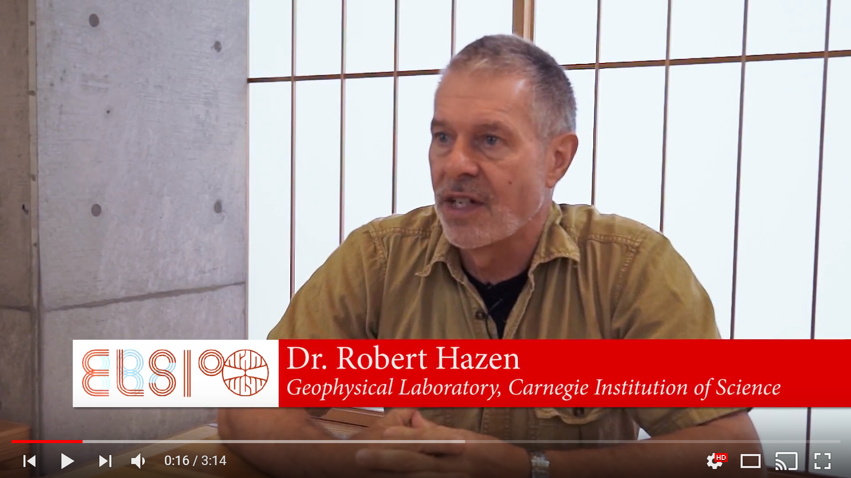 Dr. Robert Hazen Speaks